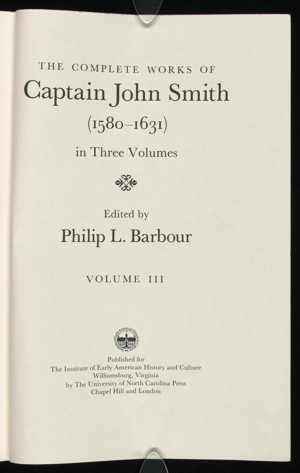 American Character: Capt. John Smith – Pondering Principles